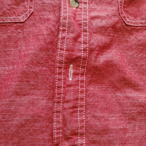 WOOLRICH Button Down Short Sleeve Shirt Mens Size M Medium - Picture 7 of 11